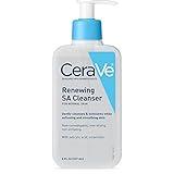 CeraVe SA Cleanser | Salicylic Acid Cleanser with Hyaluronic Acid, Niacinamide & Ceramides| BHA Exfoliant for Face | Fragrance Free Non-Comedogenic | 8 Ounce