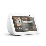 Amazon Echo Show 5 (3rd Gen, 2023 release) | Smart display with 2x the bass and clearer sound | Glacier White