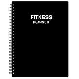 Fitness Planner for Women & Men - A5 Workout Log Book/Exercise Workout Log to Track Weight Loss, GYM, Bodybuilding Progress - Daily Health & Wellness Workout Journals, 5.8X8.25 In Workout Book