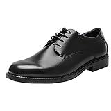 Bruno Marc Men's Downing-02 Black Leather Lined Dress Oxford Shoes Classic Lace Up Formal Size 10 M US