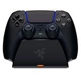 Razer Quick Charging Stand for PlayStation 5: - Curved Cradle Design - Matches PS5 DualSense Wireless Controller - One-Handed Navigation - USB Powered - Black (Controller Sold Separately)