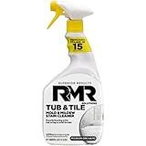 RMR - Tub and Tile Cleaner, Mold & Mildew Stain Remover, Industrial-Strength, No-Scrub Foam Cleaner, Modern Orchard Scent, 32 Fl Oz