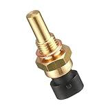 Sinytuto 1 PC Automobile Engine Water Temperature Sensor, Contact Sensitive Sensor Replacement Parts 15404280 12191170 60811520 12608814, Plug and Play Perfect Match, Compatible with Delphi (Gold)