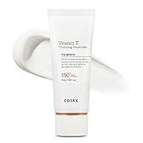 COSRX Daily SPF 50 Vitamin E Vitalizing Sunscreen for Face, UVA/UVB Protection, Lightweight, No White Cast for All Skin Tones, Semi Matte Finish, Sebum Balancing, Korean Skin Care