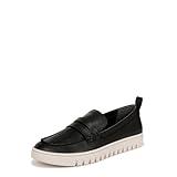 Vionic Uptown Women's Slip-on Loafer Moc Casual Shoes Black Leather - 9 Medium