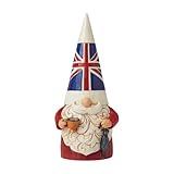 Enesco Jim Shore Heartwood Creek Gnomes Around The World British Figurine, 5.5 Inch, Multicolor