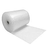 uBoxes Bubble Cushioning 24" wide Wrap x 100' Long Medium Bubbles 5/16",Clear,BUBBMED24100