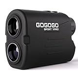 Gogogo Sport Vpro Laser Golf/Hunting Rangefinder, 6X Magnification Clear View 650/1200 Yards Laser Range Finder, Lightweight, Slope, Pin-Seeker & Flag-Lock & Vibration (650 Yard)