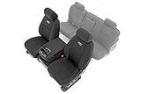 Rough Country Neoprene Seat Covers for Chevy 1500/2500HD Ext Cab (2007-2013) - UV & Water Resistant Silverado Seat Covers, Foam Padded Seat Covers for Trucks - Front Seat Covers