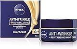 Nivea Anti-wrinkle + revitalizing night care face cream anti-aging 55+ with avocado oil, calcium and panthenol 50ml / 1.69 oz