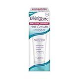 Bikini Zone Hair Growth Inhibitor Cream - Helps Stop Hair Growth for Face, Legs, Lips & Chin - Reduces Hair Density & Length - Painless Hair Inhibitor & Moisturizer After Waxing & Shaving (1 oz)