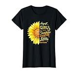 August Girls Are Sunshine Mixed Little Hurricane T-Shirt