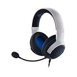 Razer Kaira X Wired Gaming Headset for PlayStation 5 / PS5, PS4, PC, Mac, Mobile: 50mm Drivers - HyperClear Cardioid Mic - Memory Foam Cushions - On-Headset Controls - White & Black