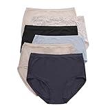 Hanes womens Comfort Flex Fit Microfiber Low Rise Underwear, 6-pack Briefs, Assorted, XX-Large US