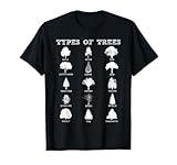 Environment Types Of Trees Earth Day Nature Outdoor Lover T-Shirt