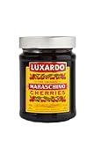 Luxardo The Original Maraschino Cherries | Gourmet Italian Maraschino Cherries | Ideal for Cocktails and Desserts, 400g Jar