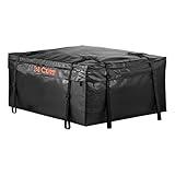 CURT 18220 38 x 34 x 18-Inch Weather-Resistant Black Vinyl Cargo Bag for Roof Basket