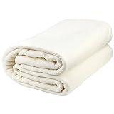 PLANTIONAL Grinding Natural Cotton Quilt Batting: 47-Inch x 59-Inch Light Weight Purely Natural All Season Quilt Batting for Quilts, Craft and Wearable Arts