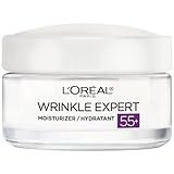 L'Oreal Paris Wrinkle Expert 55+ Anti-Aging Face Moisturizer with Calcium, Non-Greasy, Suitable for Sensitive Skin 1.7 fl. oz