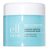 e.l.f. Holy Hydration! Makeup Melting Cleansing Balm, Face Cleanser & Makeup Remover, Infused with Hyaluronic Acid to Hydrate Skin, 2 Oz