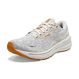 Brooks Men’s Adrenaline GTS 23 Supportive Running Shoe - Blanc/Gray/Sunflower - 12 Medium