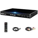 Blu Ray DVD Player, WISCENT Full HD 1080p Home Theater Disc System, Region A/1 Blu-Rays,HD Blu-Ray DVD Player for TV with Coaxial Audio/HDMI/AV/Output, USB Input, Built-in PAL NTSC