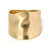 YBMYCM Wide Cuff Chunky Gold Bracelets for Women Open Cuff Bangles Adjustable Wrist Cuff Bracelets for Women