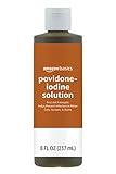 Amazon Basics First Aid Antiseptic, 10% Povidone Iodine Solution, 8 Fluid Ounces (Previously Solimo)