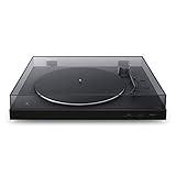 Sony PS-LX310BT Belt Drive Turntable: Fully Automatic Wireless Vinyl Record Player with Bluetooth and USB Output Black