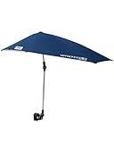 Versa-Brella UPF 50+ Personal Sun Shade - Portable Umbrella for Sports & Outdoors - Secure Clamp, 360-Degree Swivel Adjustable Position for Maximum Sun Protection - Compact with Carry Case