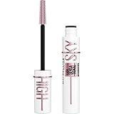 Maybelline Lash Sensational Sky High Serum Infused Lash Primer for Mascara, Lengthening, Thickening, Tinted and Washable Formula, Soft Black, 1 Count