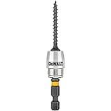 DEWALT FlexTorq Magnetic Bit Holder, Impact Ready, 2-Inch (DWA2SLVIR)