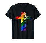 God's Love Is Fully Inclusive Christian Jesus LGBT Gay Pride T-Shirt