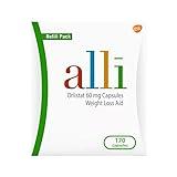 alli Diet Weight Loss Supplement Pills, Orlistat 60Mg Capsules, 170 Count