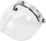 GMAX Bubble 3-Snap Flip-Up Shield Street Motorcycle Helmet Accessories - Clear/One Size