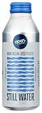 Open Water Still Bottled Water with Electrolytes in 16-oz Aluminum Bottles (1 Cases, 12 bottles - Still) | BPA-free and Eco friendly