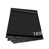 KKBESTPACK 100 Large Poly Mailers 10x13 Shipping Bags for Small Business – Self Sealing Package Envelopes Black