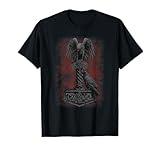 Viking Norse Mythology Thor's Mjolnir Odin's Huginn & Muninn T-Shirt