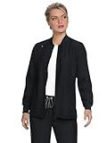 KOI Next Gen 458 Women's Always in Motion Scrub Jacket Black M