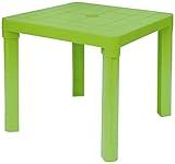 Baby Lulu Children's Light Poly Play Table - 18.1" x 18.1" Storable - Made in Italy - Green