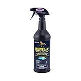 Farnam Repel-X Ready-To-Use Fly Spray, Insecticide And Repellent For Horses And Dogs, 32 Fluid Ounces, 1 Quart Bottle With Trigger Sprayer