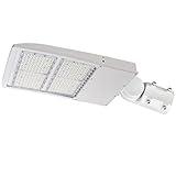 300W LED Parking Lot Light,42000lm (140lm/w) 5000K LED Shoebox Light -Slip Fitter Mount, Outdoor Area Street Lighting [500-750W HID/HPS Equiv.] Commercial Outdoor Lighting 100-277V,UL&DLC Listed