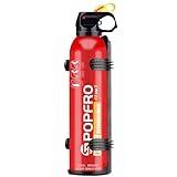 POPFRO Portable Fire Extinguisher | 4-in-1 Small Fire Extinguisher for Home, Garage, Kitchen, Car | For Electric, Textile and Grease Fires | Non-Toxic, Easy Clean | Wall Mount Incl (1PK)