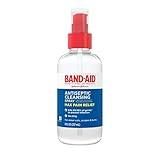 Band-Aid Brand Pain Relieving Antiseptic Cleansing Spray, Pramoxine HCl, 8 fl. Oz