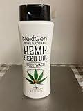 NEXTGEN PURE NATURAL HEMP SEED OIL BODYWASH TRIPLE HYDRATION 18 OZ