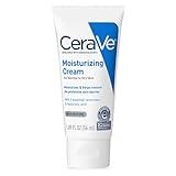 CeraVe Moisturizing Cream | 1.89 Ounce | Travel Size Face and Body Moisturizer for Dry Skin, ivory