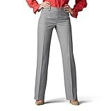 Lee Women's Ultra Lux Comfort with Flex Motion Trouser Pant Ash Heather 4 Medium