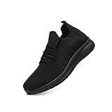 Bernal Sneakers for Women Walking Shoes Non Slip Lightweight Casual Breathable Tennis Shoes Work Shopping Travel (Black 8)