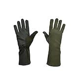 SBL SOUTH BEACH LEATHER Nomex Flight Gloves, Flame and Heat Resistant Leather Work Gloves for Men and Women, Soft and Durable Sheep Skin Leather Driving, Flying, Gardening Hunting Gloves