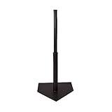 Champion Sports Deluxe Batting Tee - Mounted Adjustable Telescopic Batting Tee